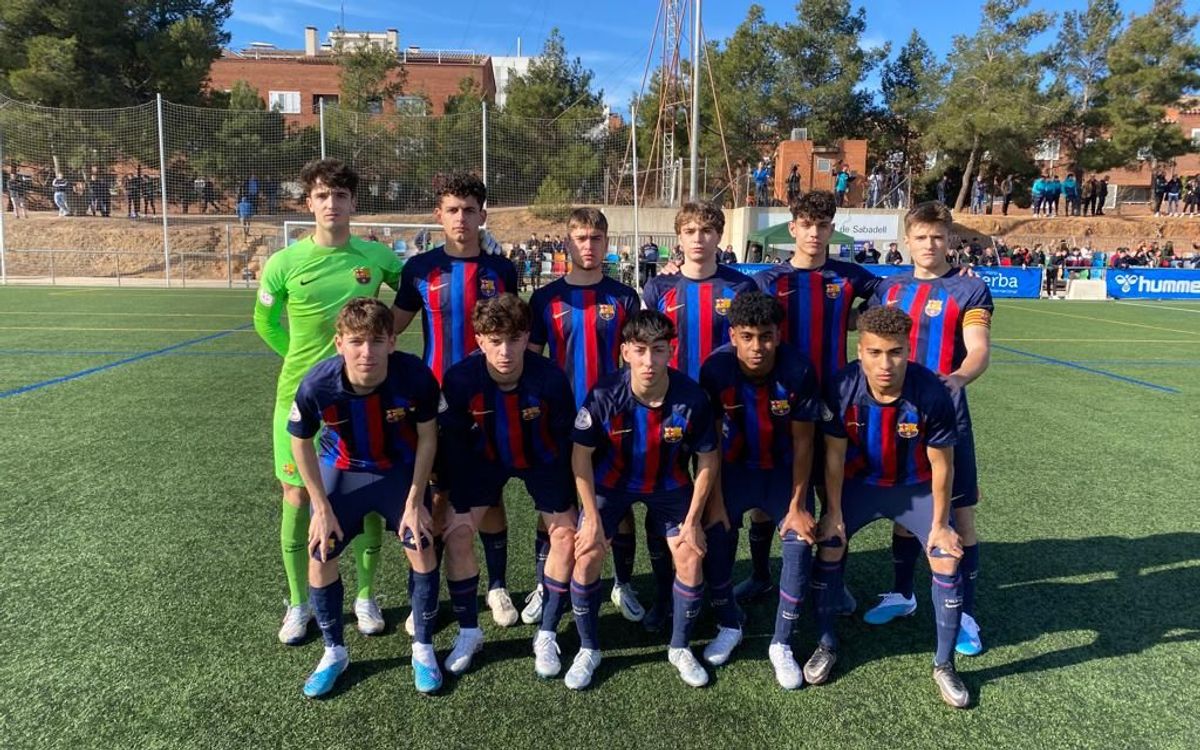 CE Sabadell-Juvenil A: Se imponen en el último suspiro (0-1)