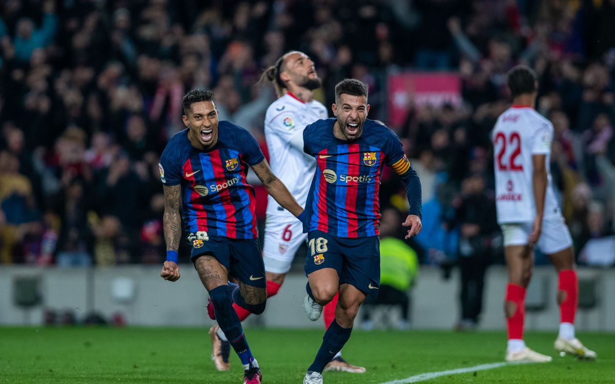 Barça - Sevilla: Más líderes (3-0)