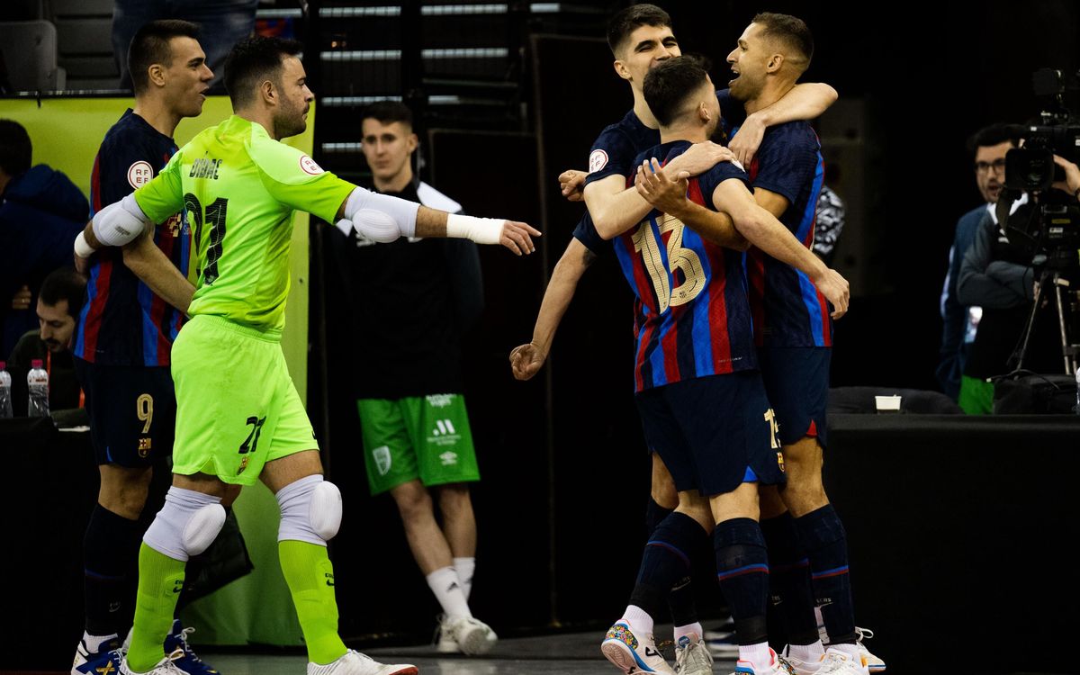 Barça - Valdepeñas: Con coraje, hacia las semifinales (3-2)