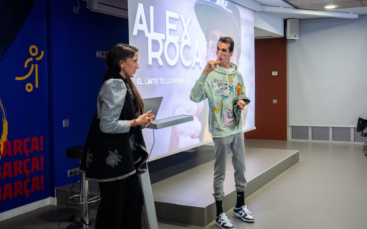 Àlex Roca participa en la 'Barça Training Week' con una carrera que saldrá de la Barça Store & Exhibition de Sagrada Família
