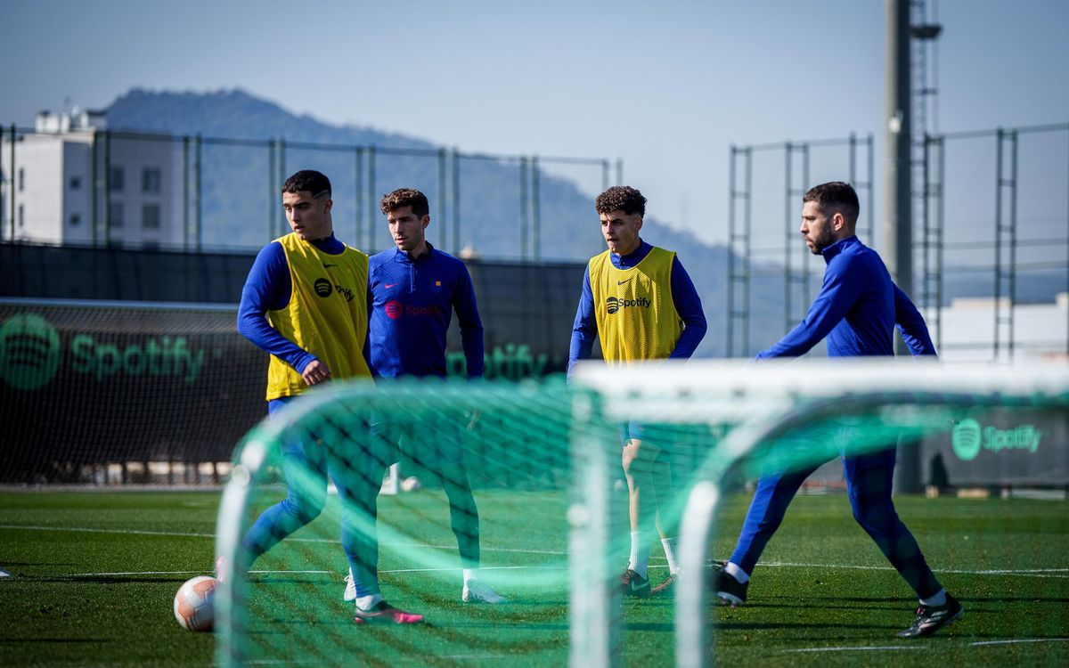 Recovery session at the Ciutat Esportiva after Villarreal win