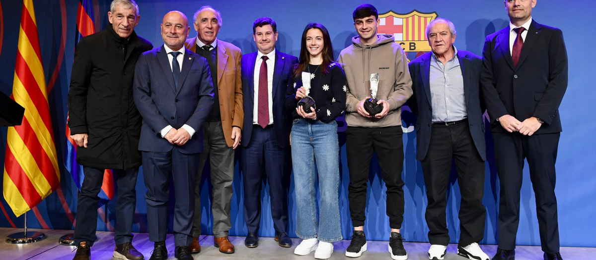 Aitana i Pedri ja tenen el Premi Barça Jugadors