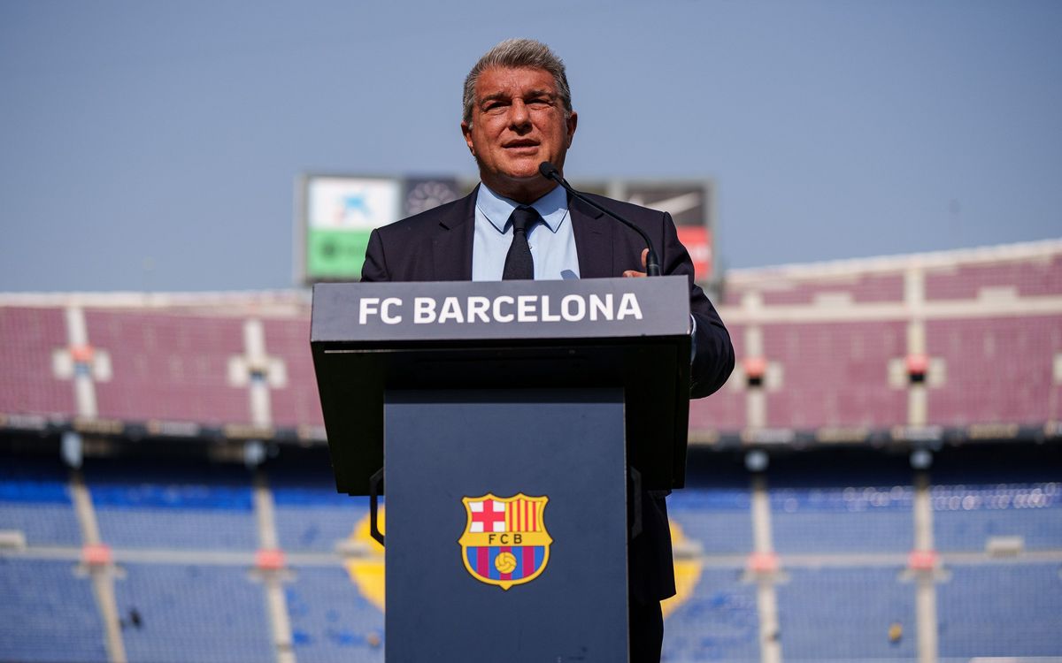 Joan Laporta: 'A thorough and independent investigation is under way'