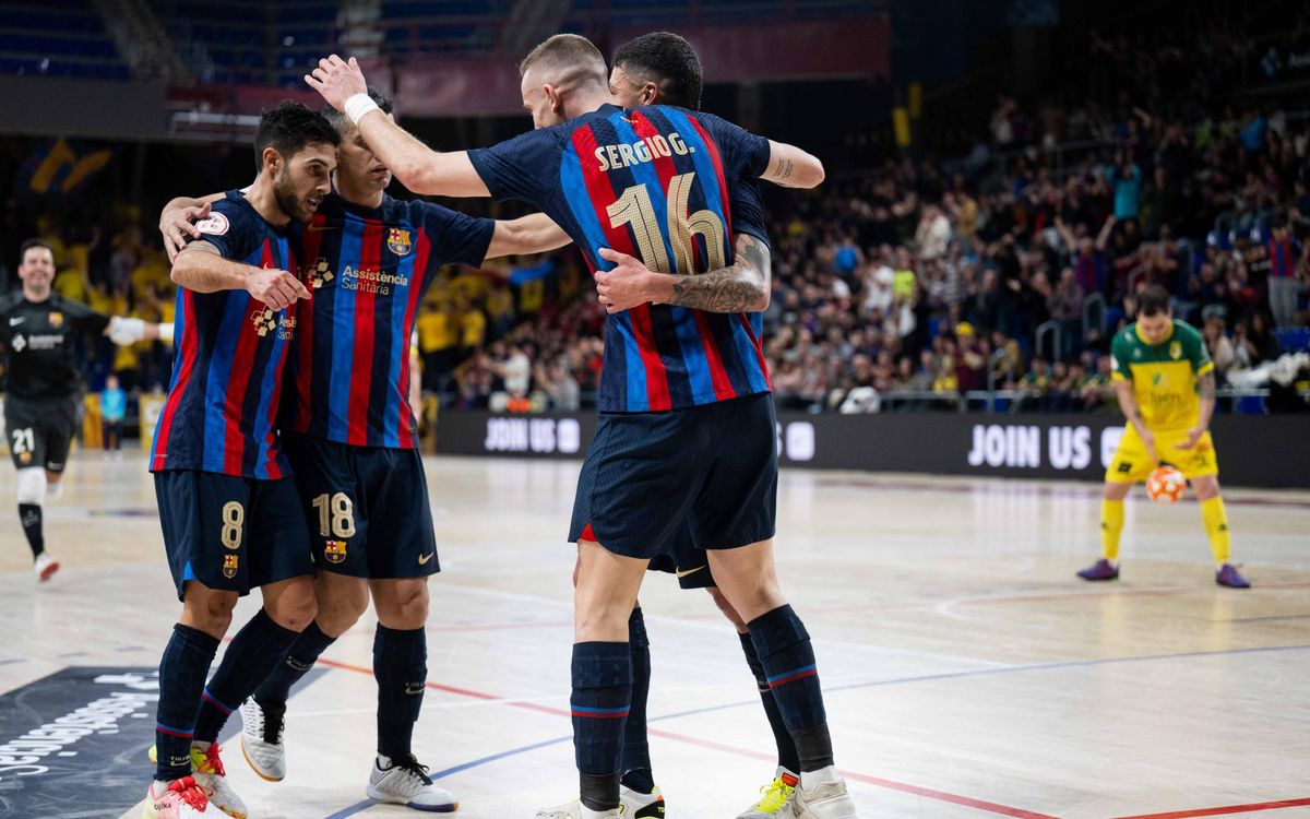 Barça - Jaén: ¡Hacia la Final Four de la Copa! (7-2)