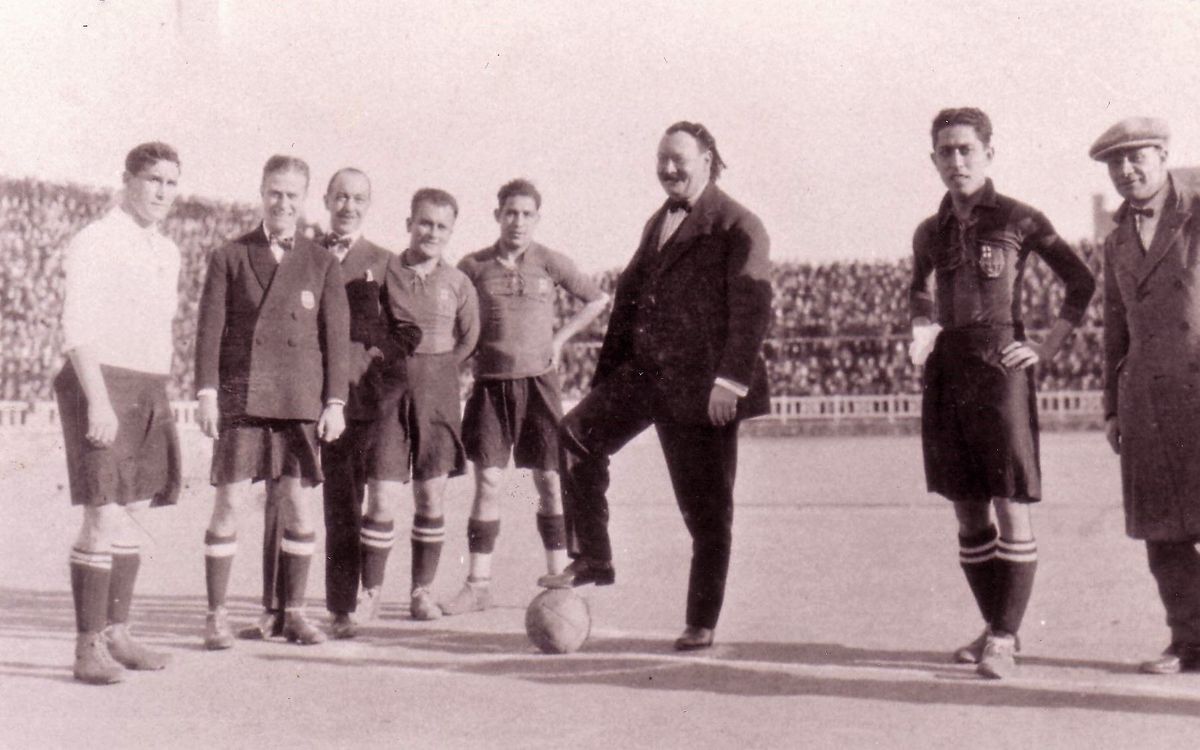 100 years since the tribute to Gamper at Les Corts