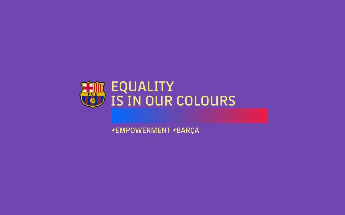 FC Barcelona presents a new official colour, 'Lila Barça', in support of International Women's Day