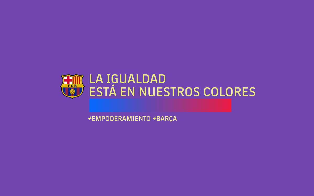 El FC Barcelona presenta un nuevo color oficial, el 'Lila Barça', para reivindicar la igualdad en el Día Internacional de la Mujer