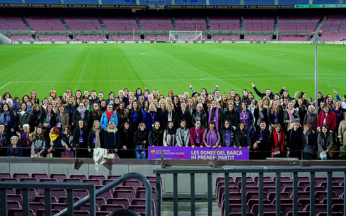 FC Barcelona's female employees and members debate presence of women in different areas of the club