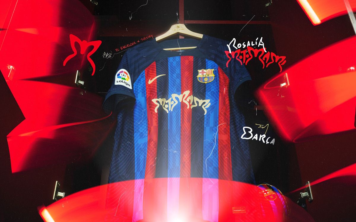 Le Barça arborera le logo de l'album MOTOMAMI de ROSALÍA lors du Clasico