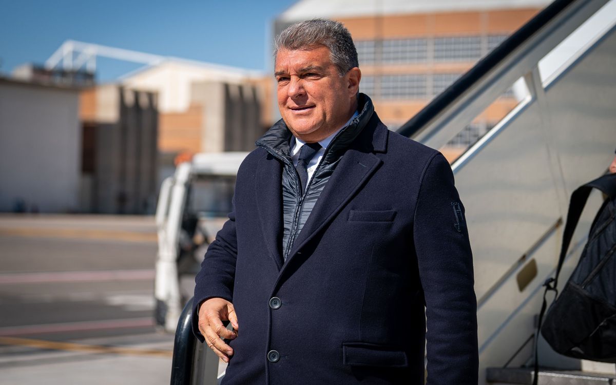 Joan Laporta: 'Let's hope this is the first of many'