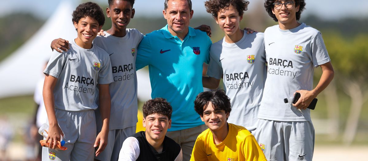 Sergi Barjuan, sporting director of Barça Academy