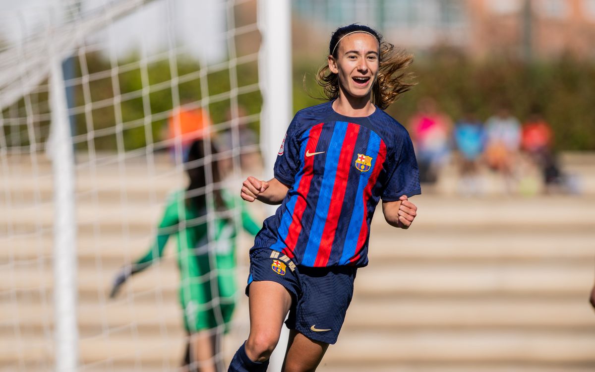 Barça B - AEM Lleida: Goleada en un partido plácido (3-0)