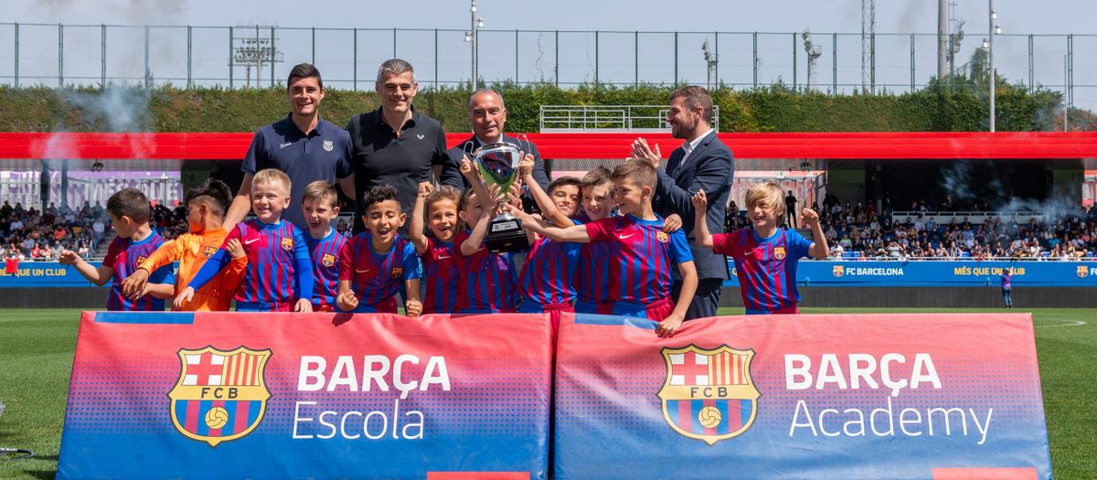 Alexia and Ansu Fati, the star ambassadors at the tenth Barça Academy World Cup