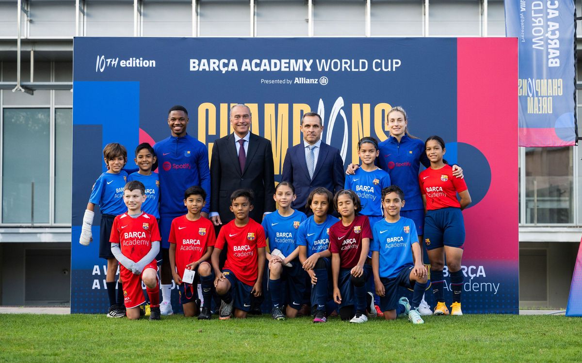 Presentation of tenth edition of Barça Academy World Cup