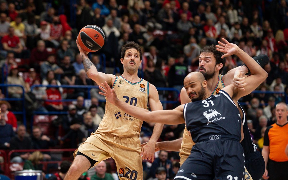 Emporio Armani Milan - Barça: Se termina la racha europea (84-76)