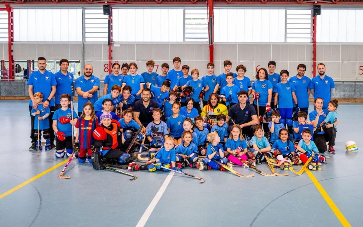 Ignacio Alabart y Joao Rodrigues hacen un entrenamiento especial con el CH Prat