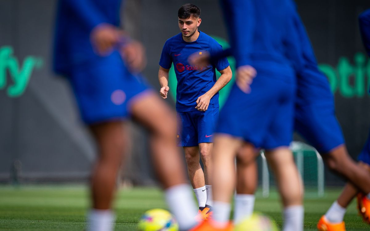 Dembélé, Pedri and De Jong all complete full training