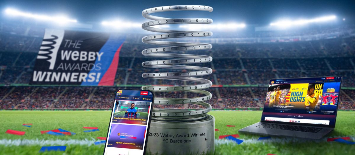 Barça's website wins the People's Voice Award for best Sports website and mobile site