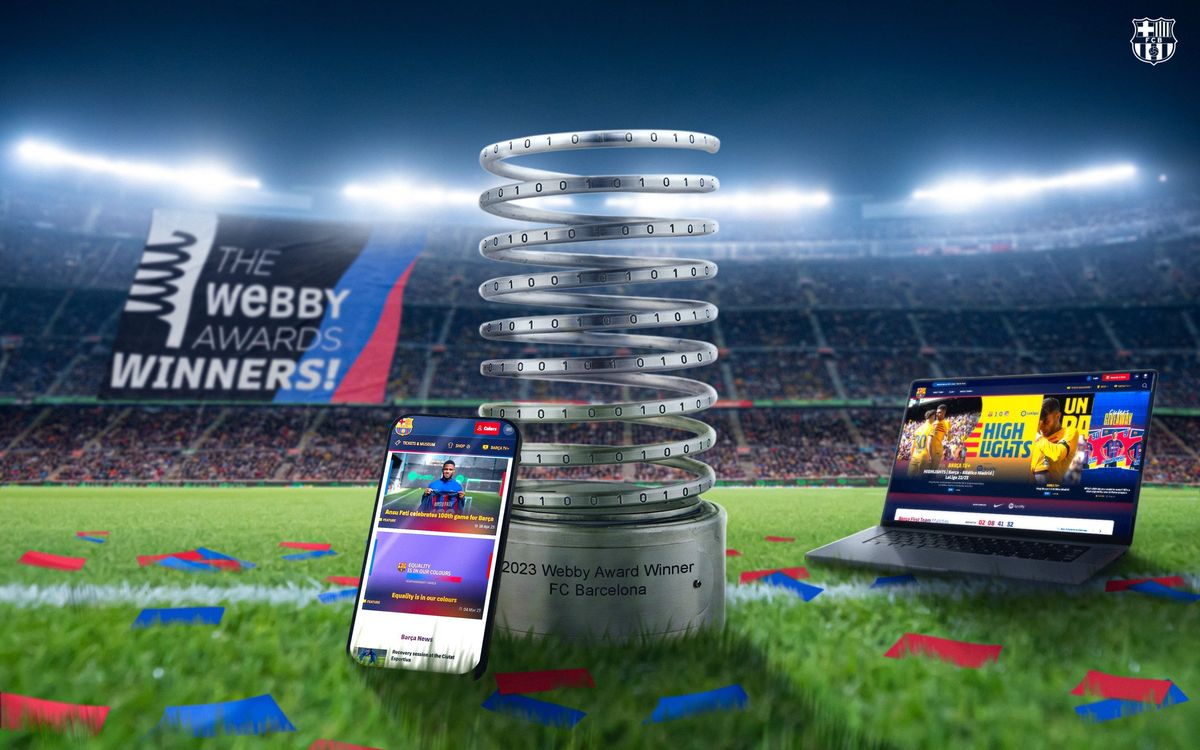 Barça's website wins the People's Voice Award for best Sports website and mobile site