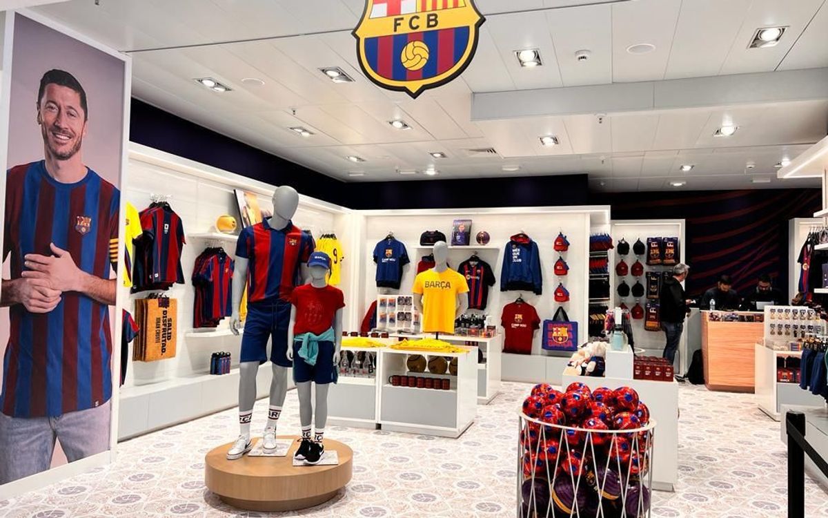 El Barça inaugura un córner en El Corte Inglés de Diagonal
