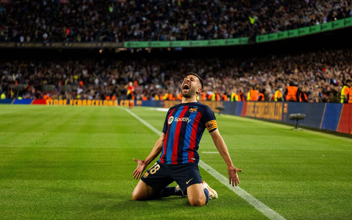 Jordi Alba, a defender with a striker's soul