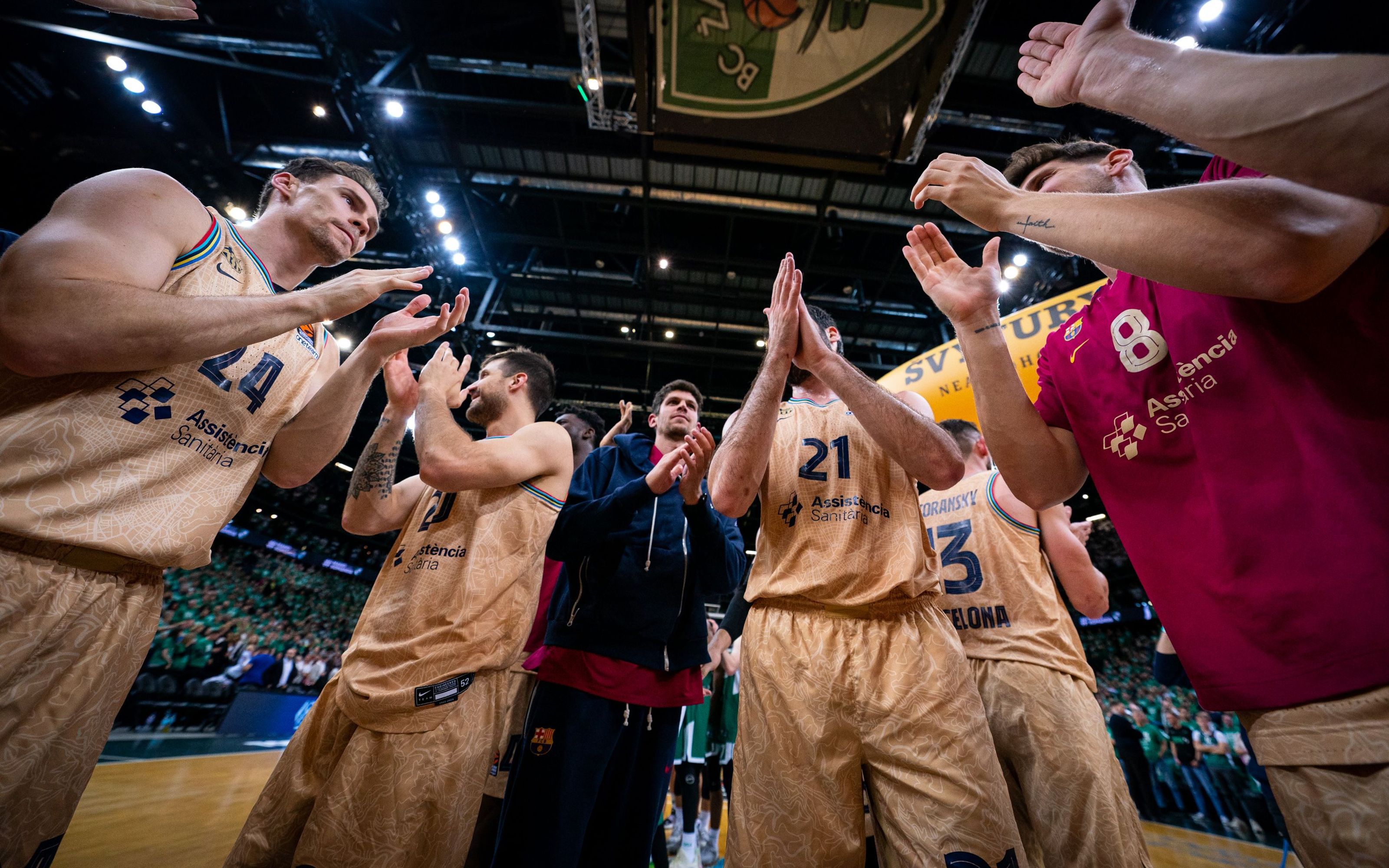 ¡Así se celebra la clasificación para la Final Four!