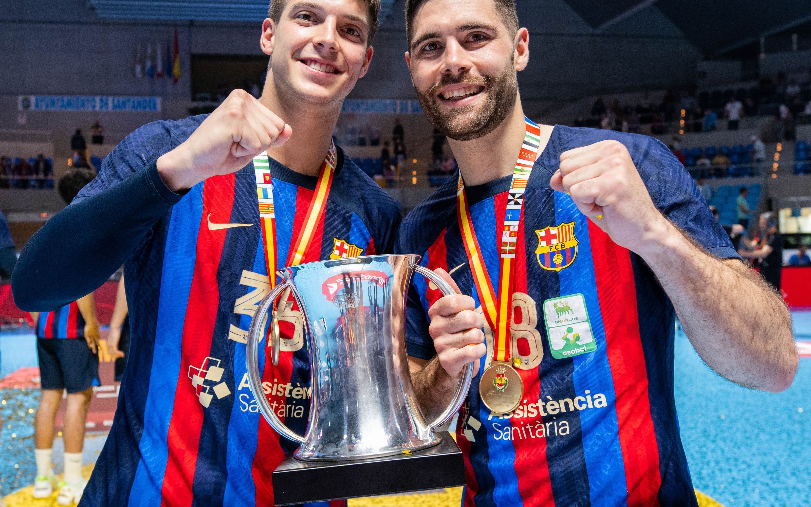 El Barça de handbol, campeon de la Copa del Rey
