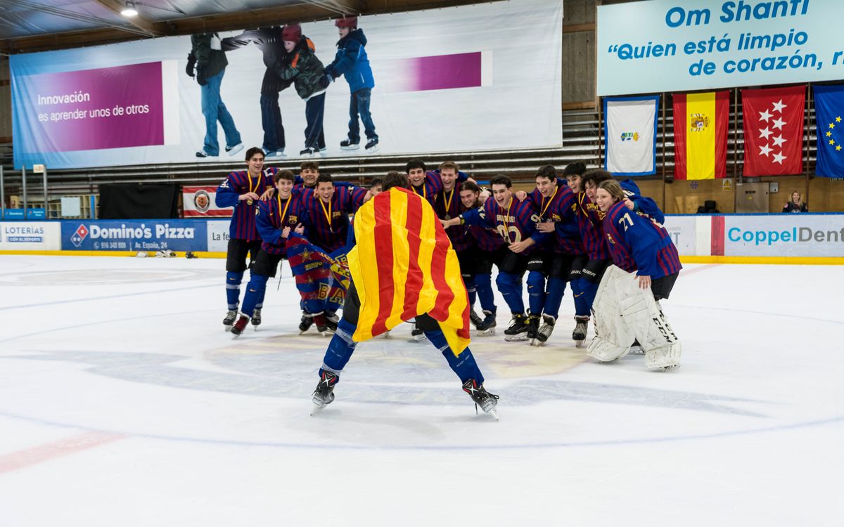 El Barça Hockey Gel Juvenil guanya la Copa d'Espanya!