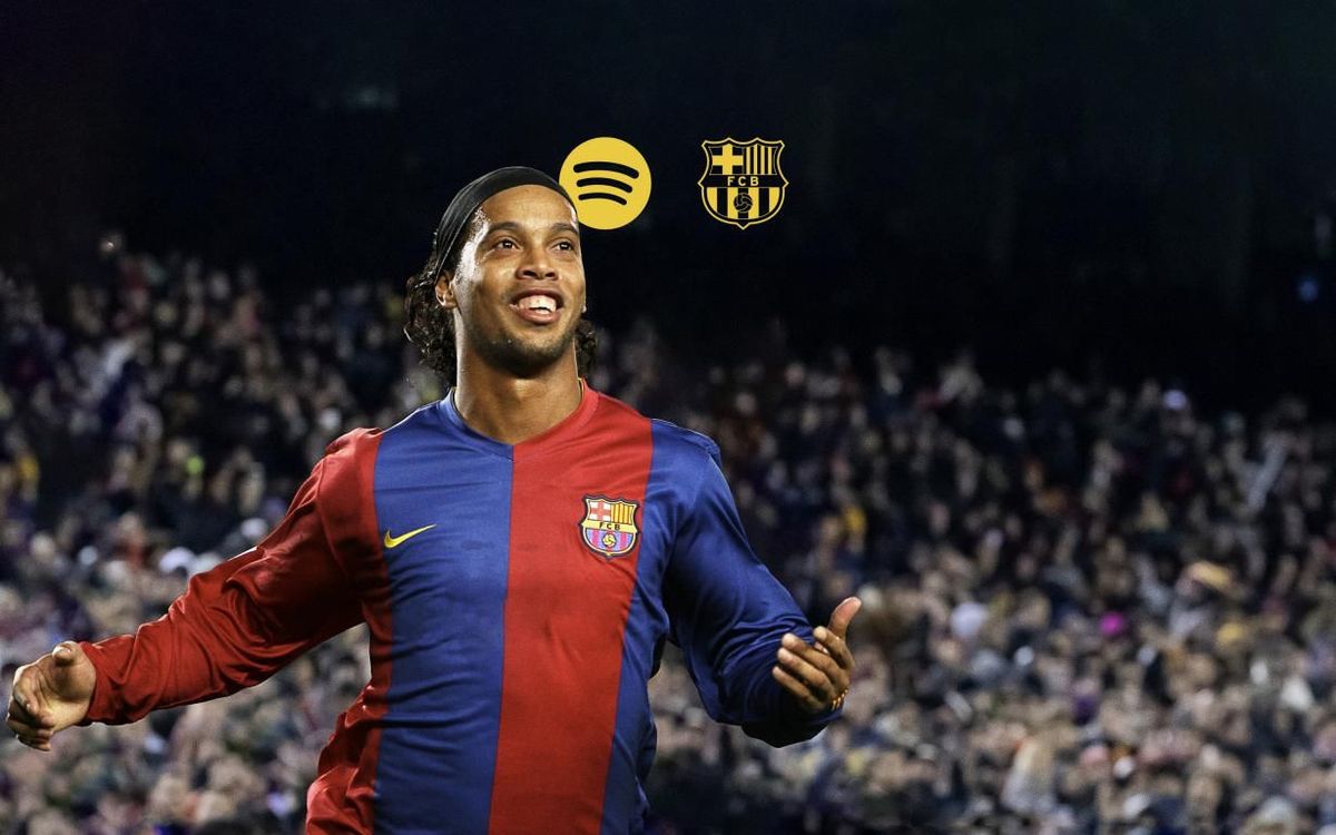 Listen to Ronaldinho's Spotify playlist!