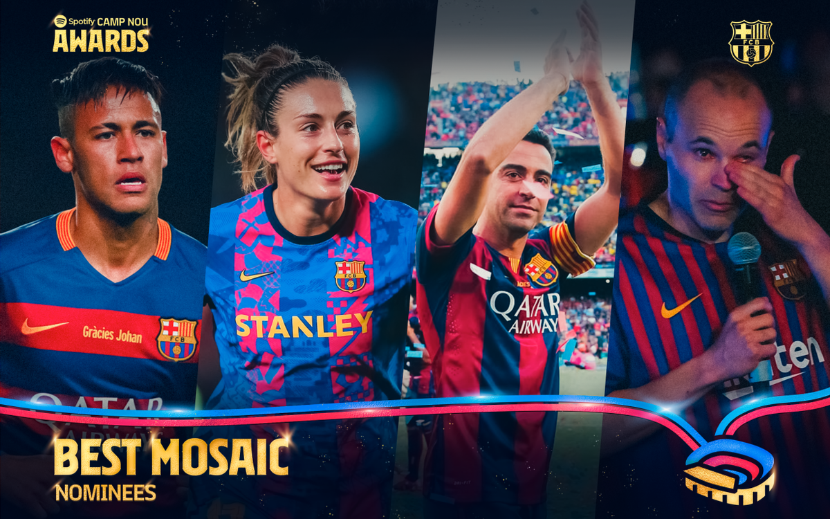 What was the best mosaic at Spotify Camp Nou?