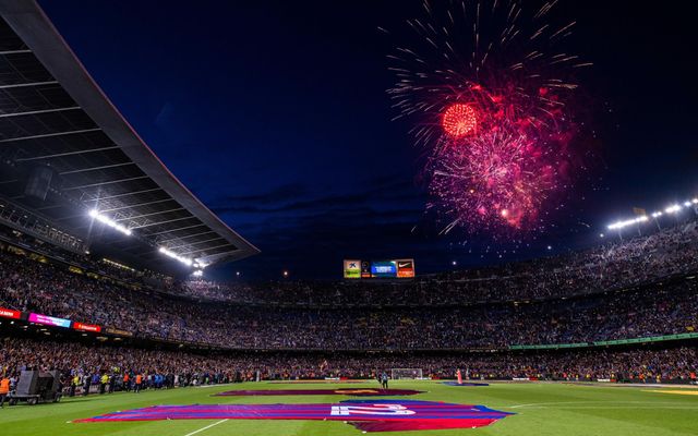 FC Barcelona raises rainbow flags at Camp Nou in recognition of LGTBI Pride