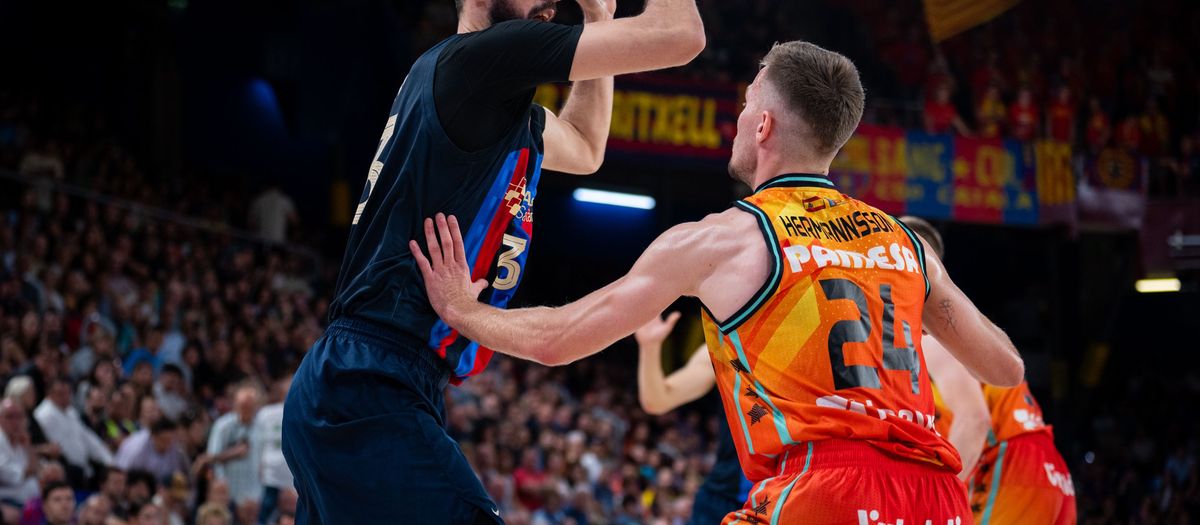 Barça 84-74 Valencia: Mirotic gets play-off off to a flying start