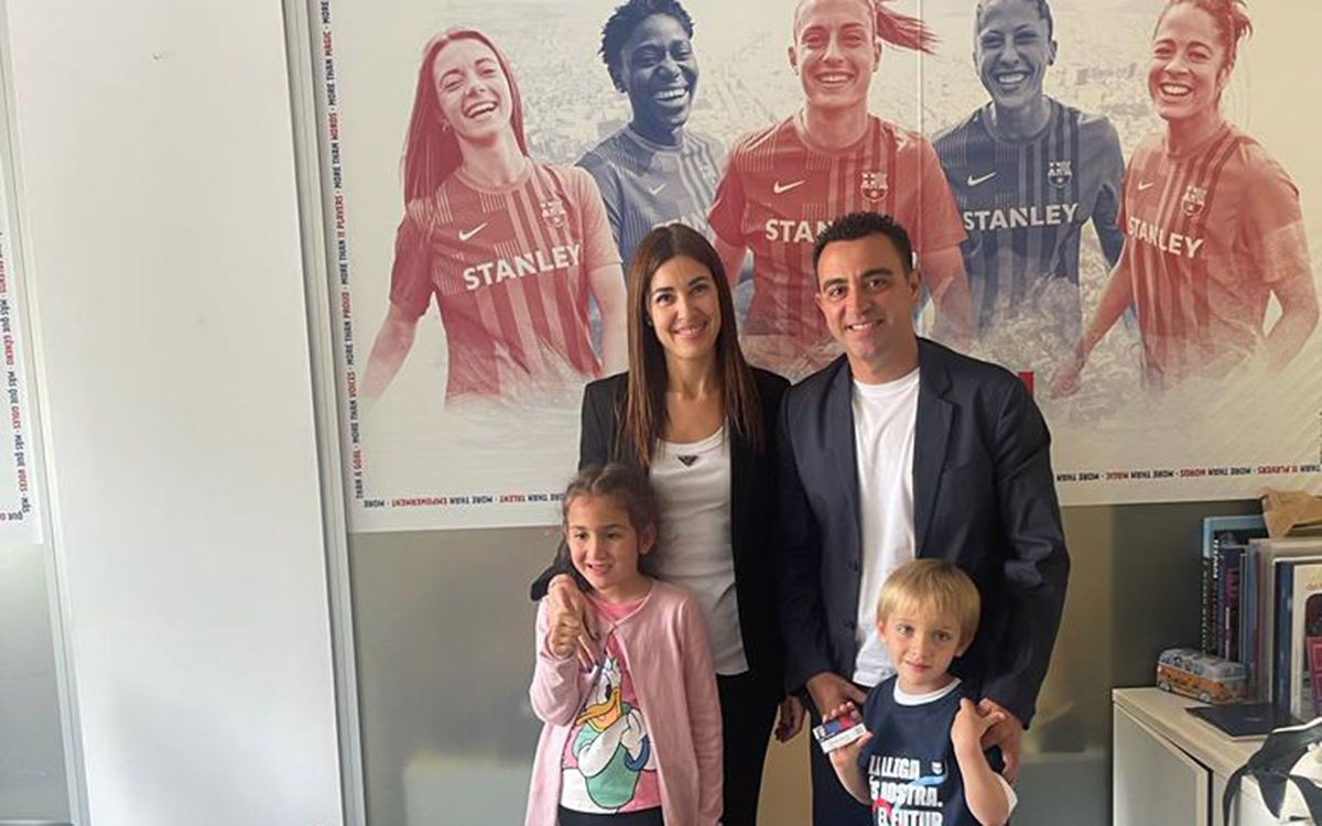Xavi's son becomes FC Barcelona member