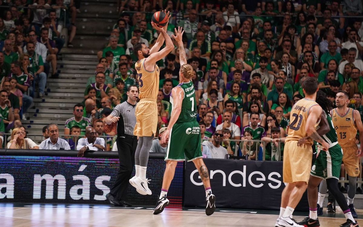 Unicaja 79-90 Barça: One win away from the final