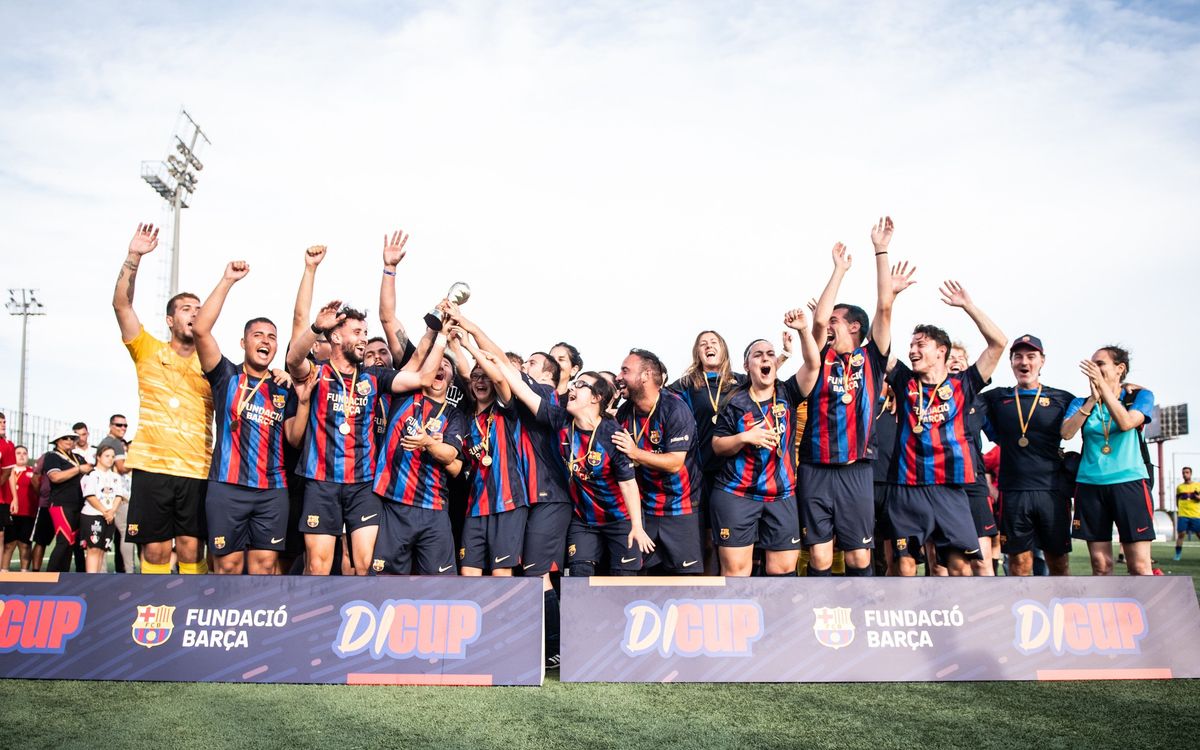 La DICUP es confirma com la festa del futbol inclusiu i tanca el curs del Fundació Barça