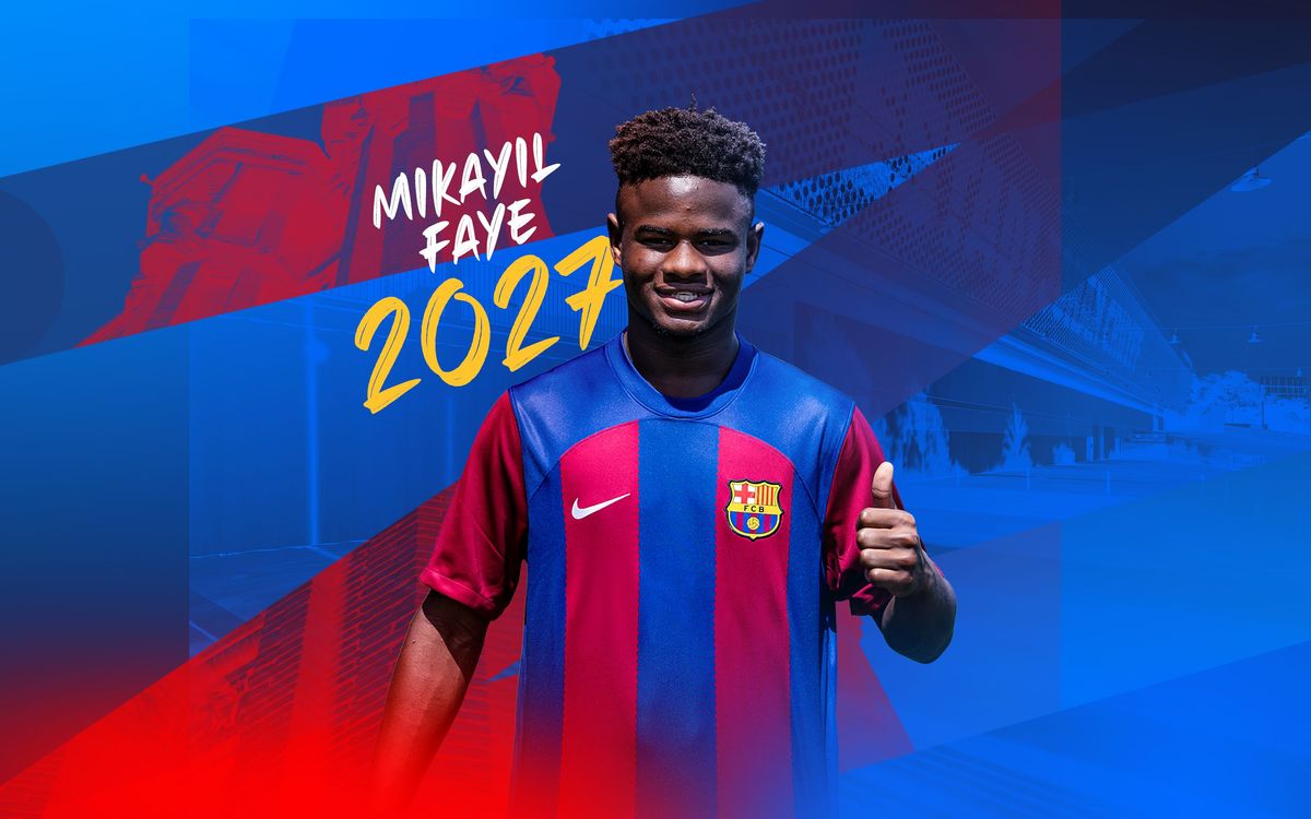 Mikayil Faye, nouveau joueur du Barça Atlètic