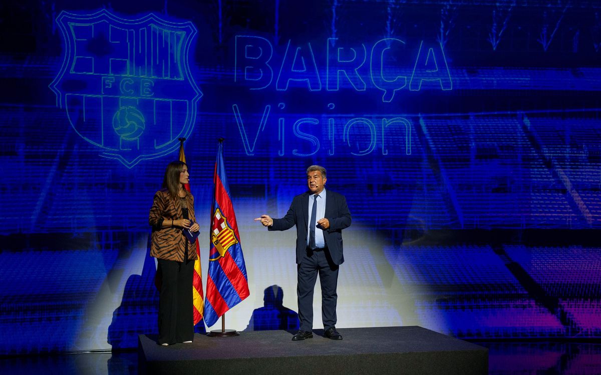 Joan Laporta: “Barça Vision ens ajudarà a construir l'Espai Barça Digital i reforçar el sentiment de pertinença amb l'Entitat”