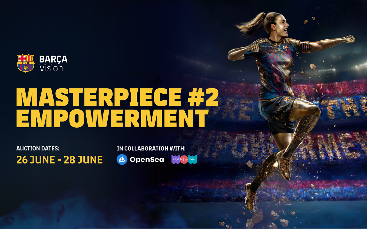 FC Barcelona launches 'Empowerment', the second NFT of the 'Masterpiece' collection, inspired by Alexia Putellas