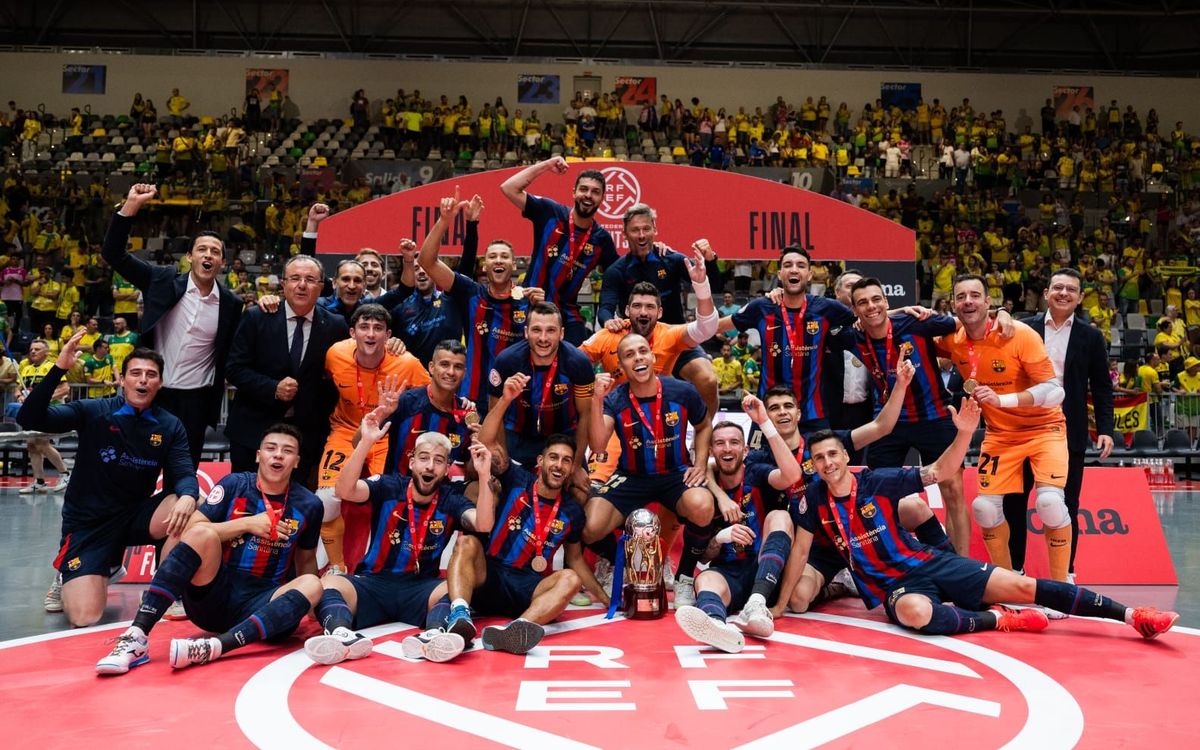 Jaén 2-5 Barça:  FC Barcelona league champions