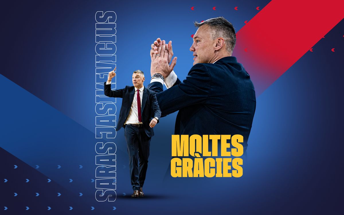 Sarunas Jasikevicius not to continue as FC Barcelona basketball head coach