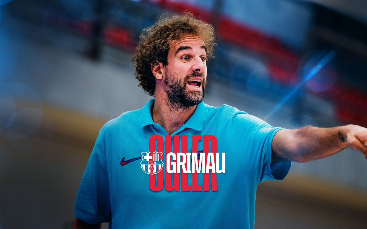 Roger Grimau, new Barça basketball coach