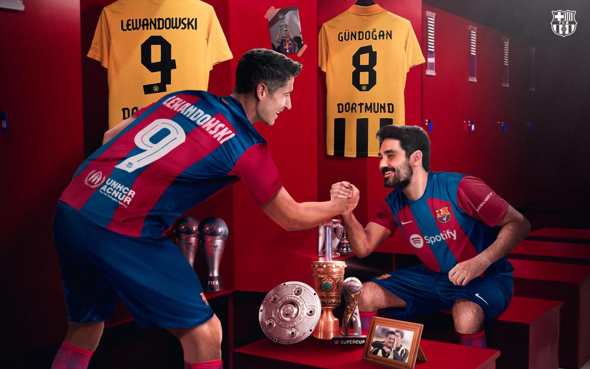 Gündoğan and Lewandowski together again nine years later