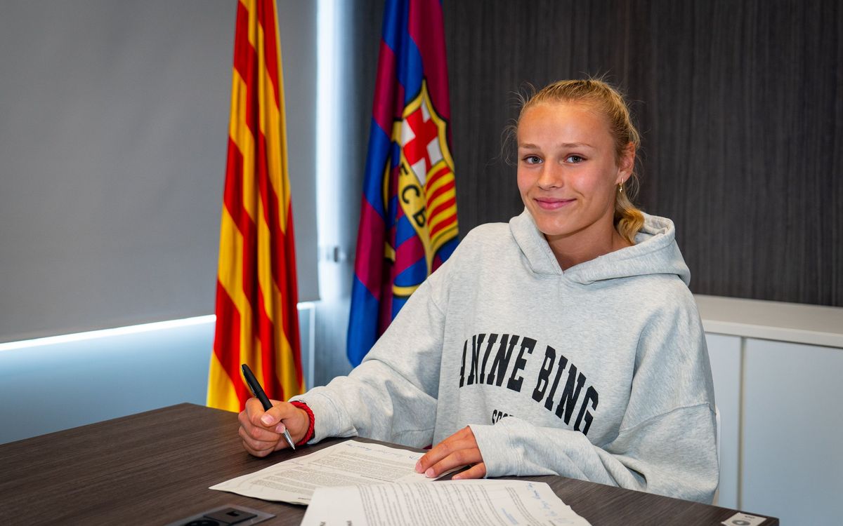 Martine Fenger, nova jugadora del FC Barcelona Femení