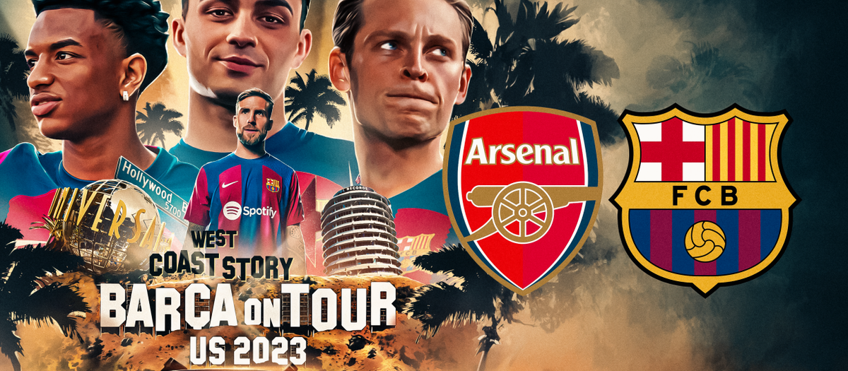All about Arsenal v FC Barcelona on the 2023 US Tour