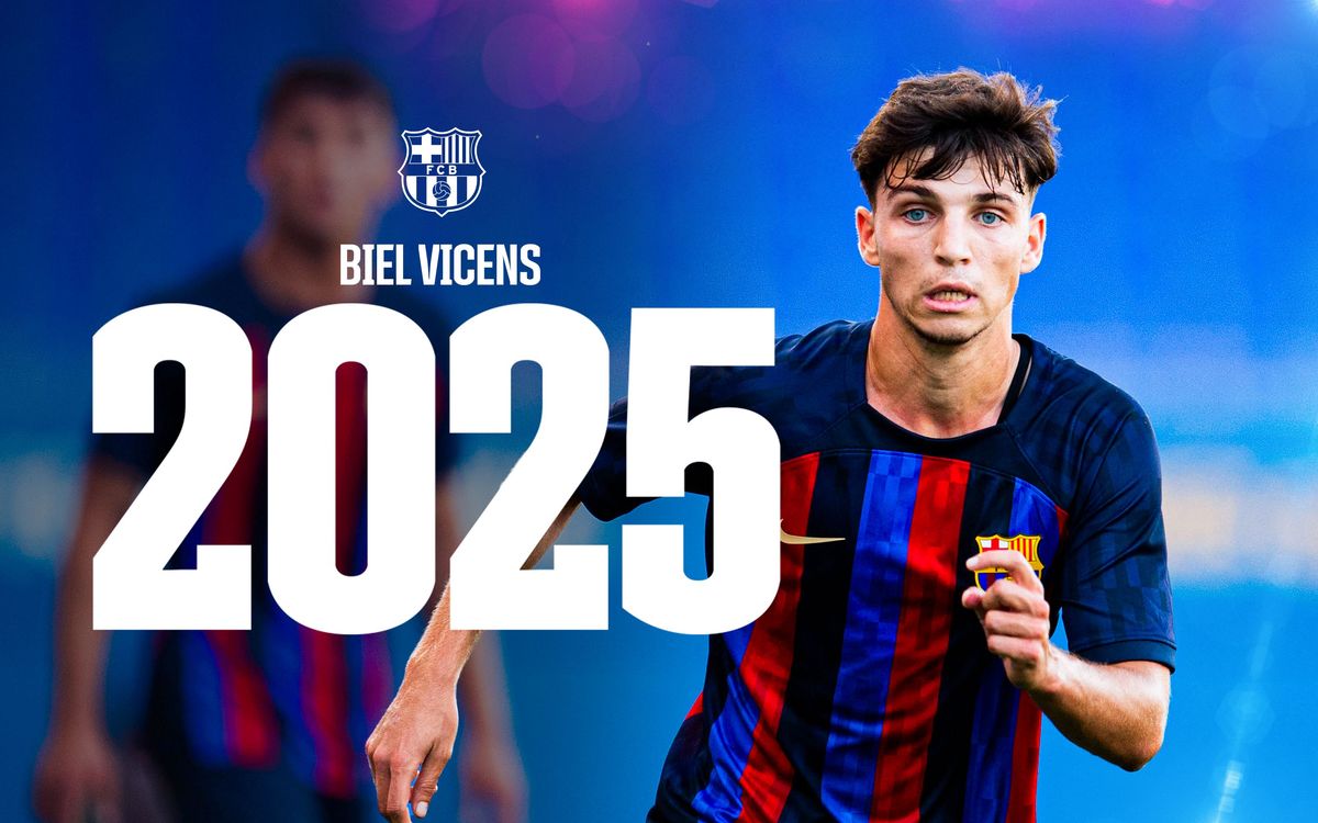 Biel Vicens, blaugrana hasta el 2025