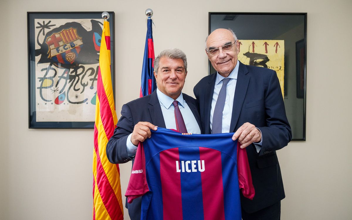 El FC Barcelona i el Liceu signen un acord per al foment de l'òpera