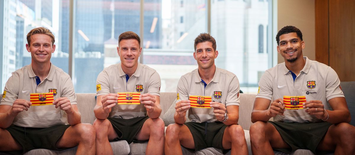 FC Barcelona's new captains confirmed