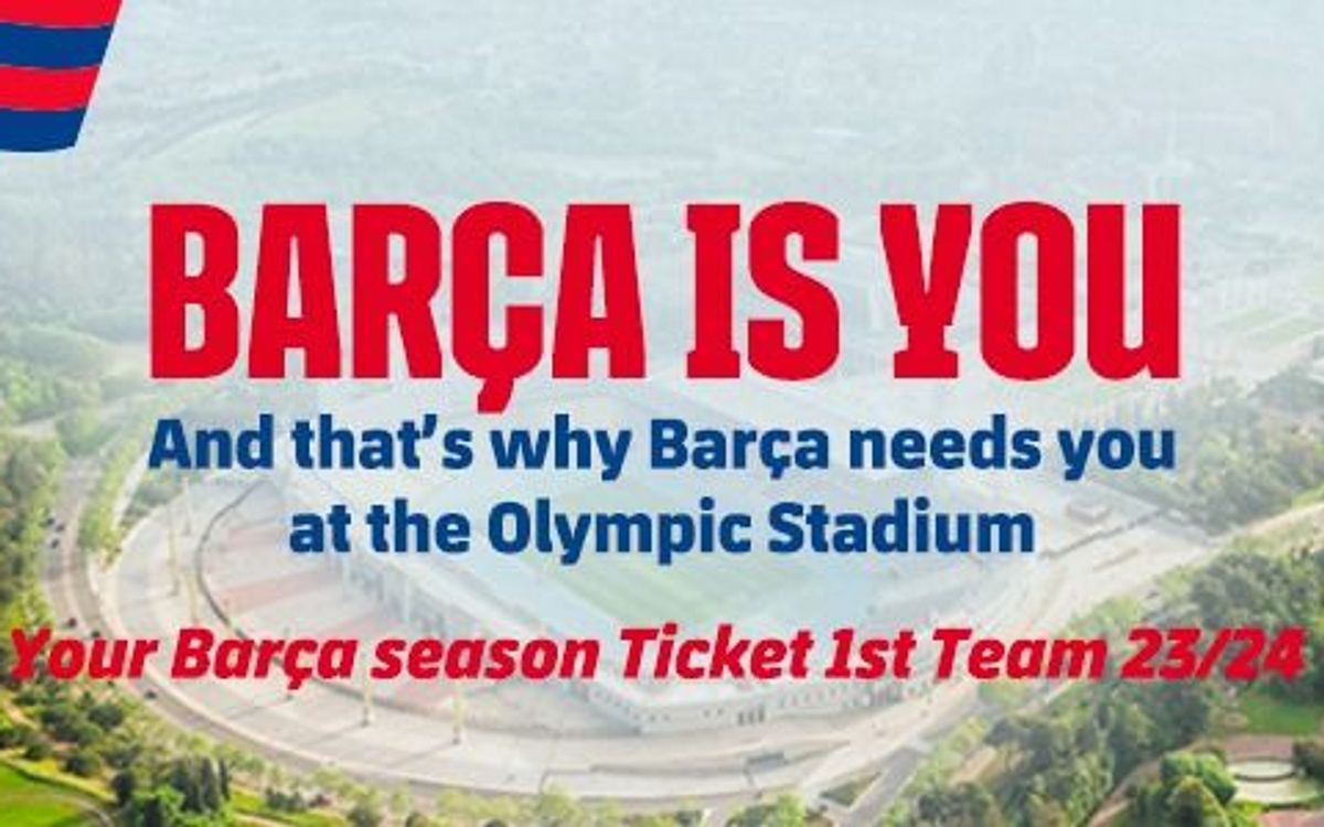 Payment for Barça Pass 2023/24, from July 24 to August 18