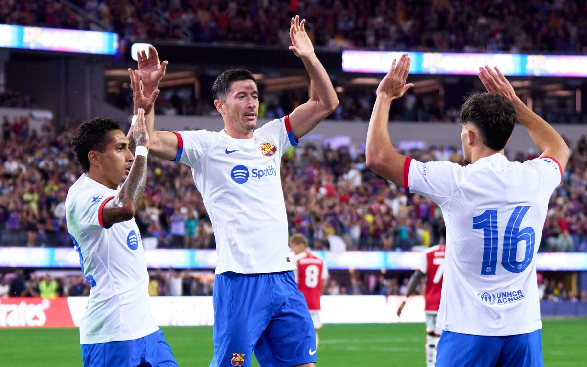 AC Milan - FC Barcelona: Test final als Estats Units