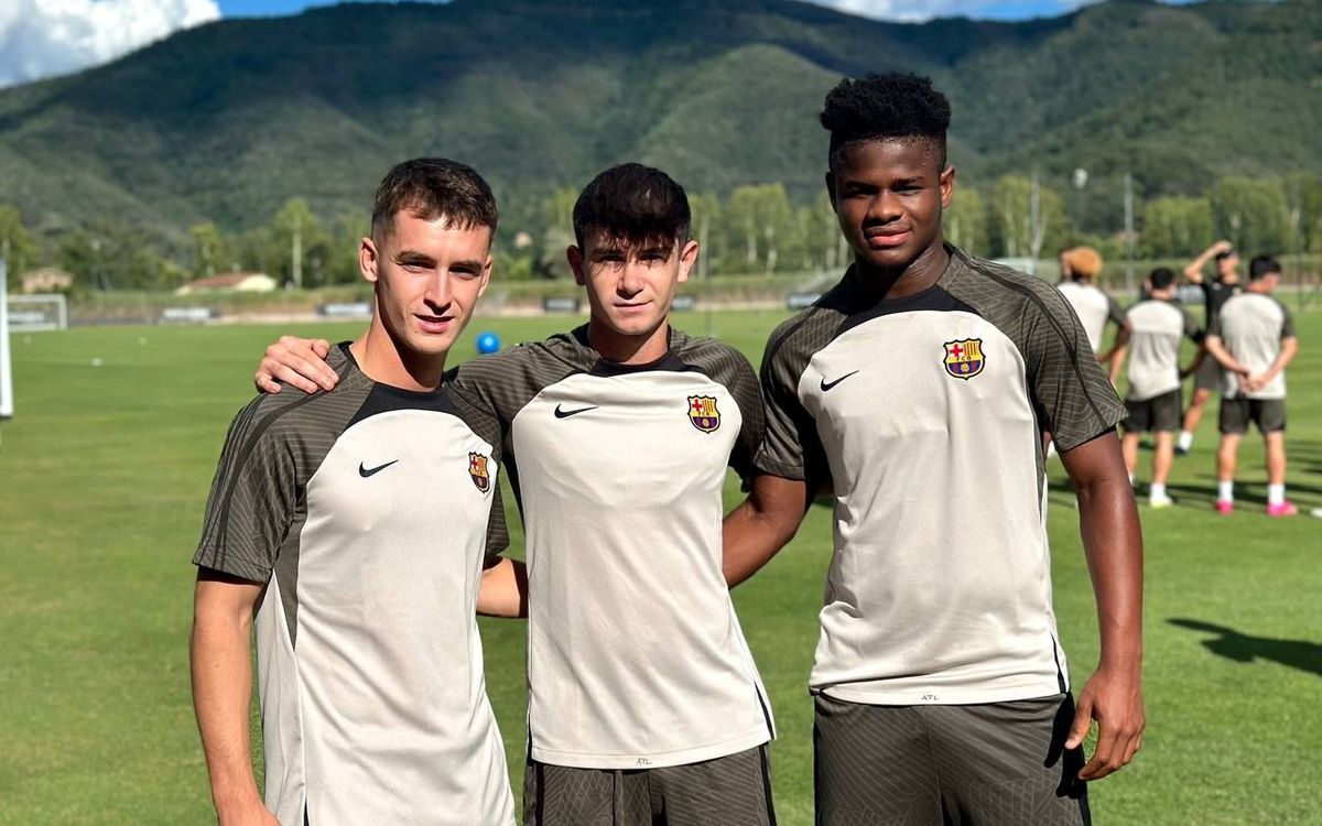 Casadó, Aleix Garrido y Mika Faye se incorporan al stage del Barça Atlètic